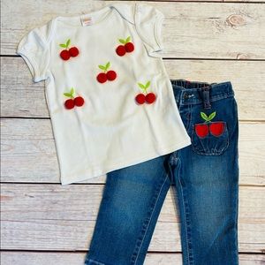 🆕 Gymboree • Very Cherry 🍒 • Outfit